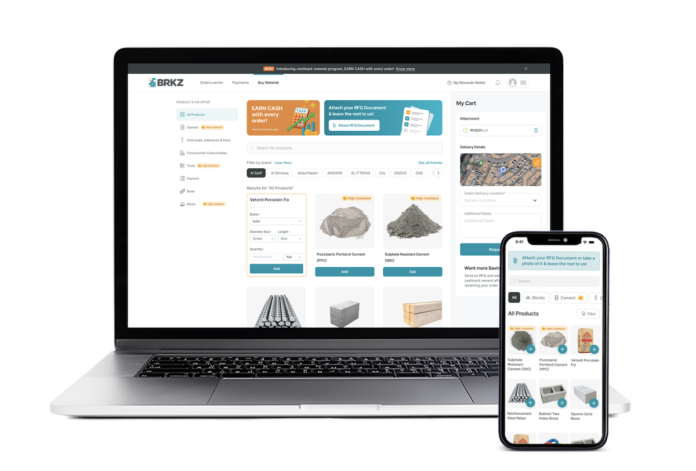 Construction materials marketplace, BRKZ, who have secured Series A funding | Rental Living News UAE