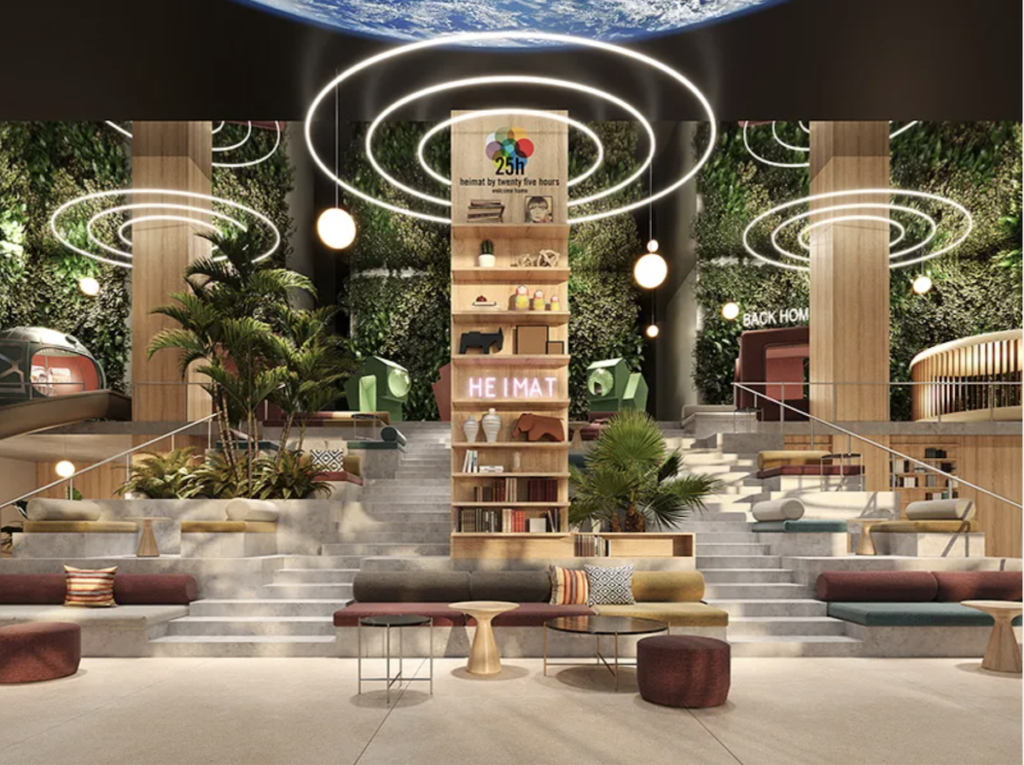 Communal area at 25hours Heimat | East & West Properties | D&B Properties | Rental Living News