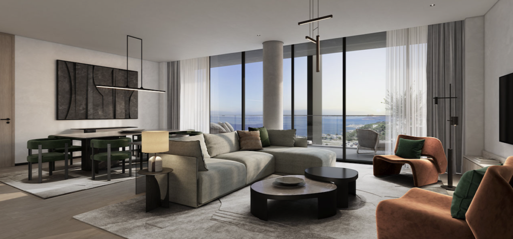 An apartment lounge area at one of the residences - Anantara Sharjah Residences | Arada | Minor Hotels | Rental Living News