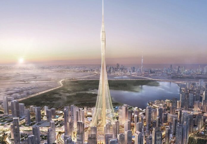 Original plans for the Dubai Creek Tower | Emaar | Rental Living News