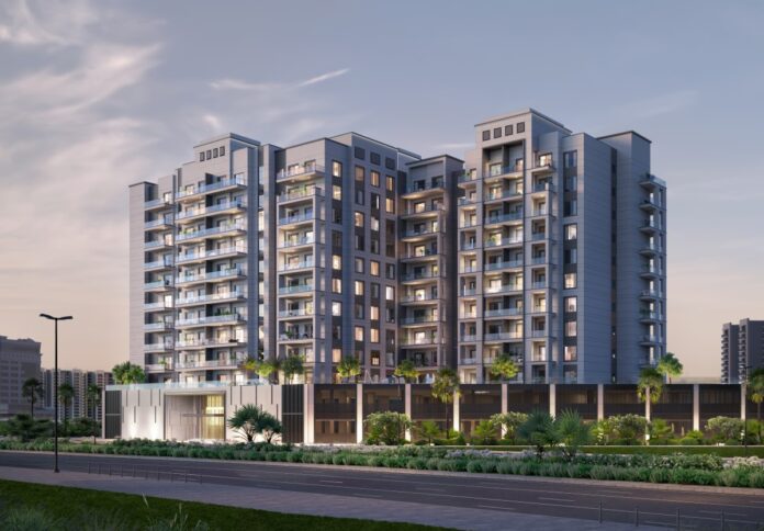 CGI of the Avenue Residence 7 by NABNI in Al Furjan | Rental Living News