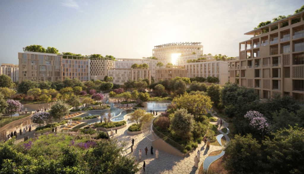 CGI of the landscaped garden in Enar's scheme | Rental Living News