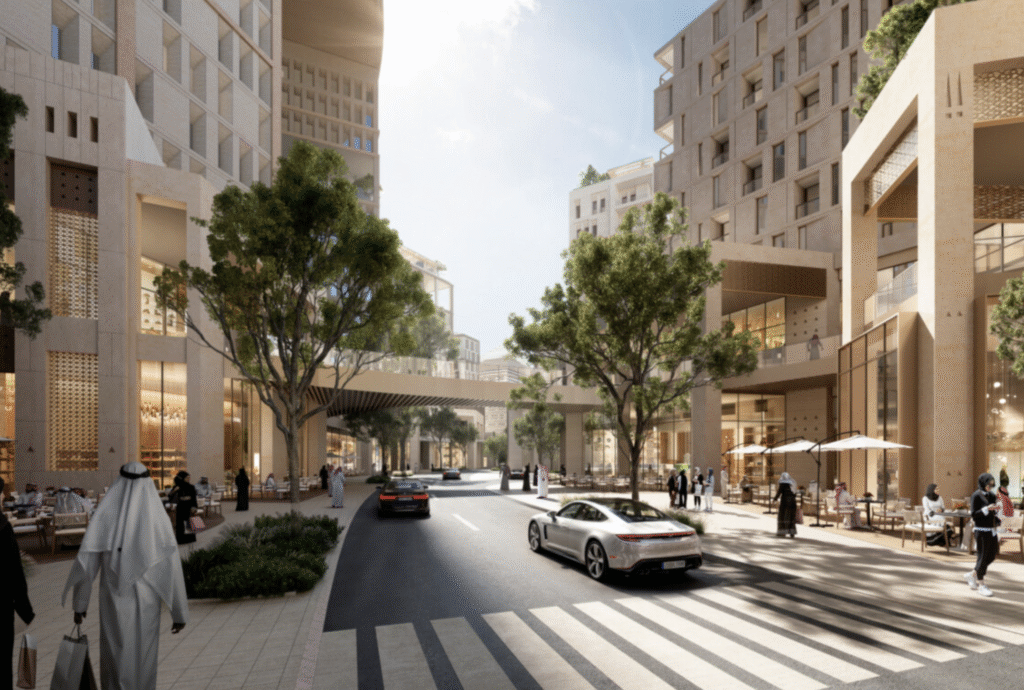 CGI of shopping & leisure area in Enar's scheme | Rental Living News