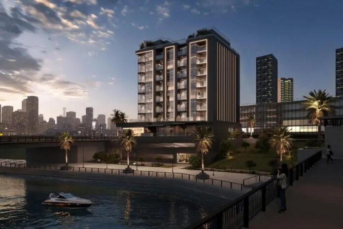 CGI of HRE Development's Celeste development in Al Jaddaf | Rental Living News