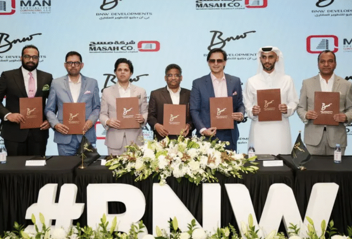 Signing ceremony for BNW and MAN Construction/Masah | Rental Living News