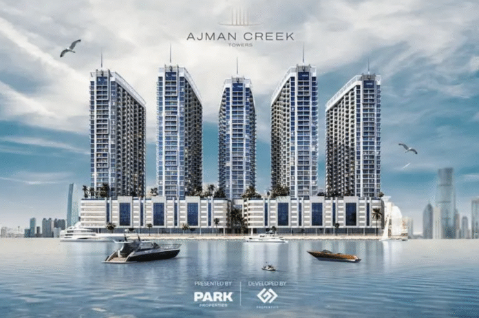 CGI of Park Properties' Ajman Creek Towers | Rental Living News