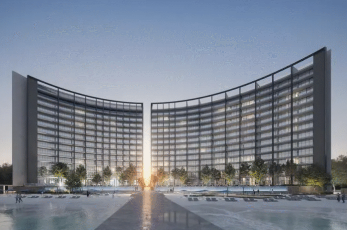 CGI of Arada's scheme on Al Heera Beach in Sharjah | Rental Living News