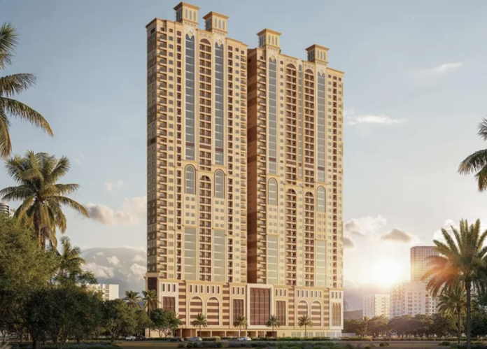 CGI of GJ Properties' Barajeel Towers in Ajman | Rental Living News