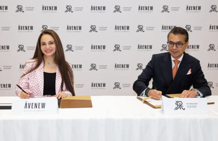Pictured left to right: Rasha Hasan, Managing Partner, AVENEW Development, and Sandeep Walia, Chief Operating Officer, Middle East & Luxury, Europe, Middle East & Africa, Marriott International | Rental Living News