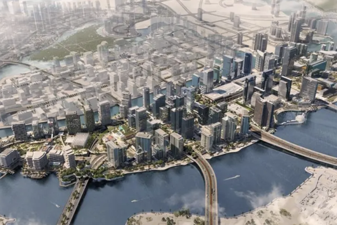 Rendering of Mubadala, and Aldar's $16bln Al Maryah Island expansion project | Rental Living News