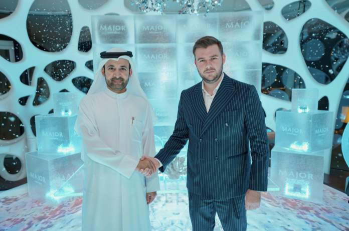 The signing ceremony took place between CEO of Marjan Abdulla Al Abdouli and CEO of Major Developments Andrei Charapenak | Ice Beach | Rental Living News