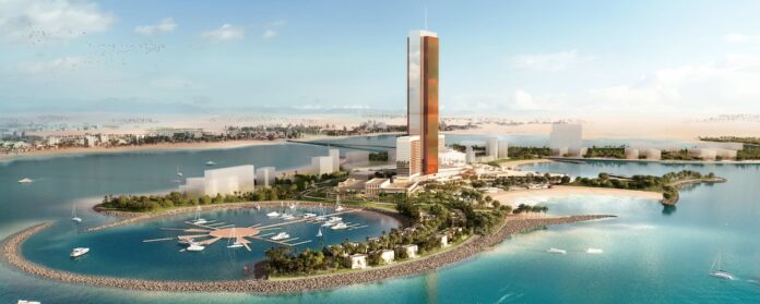 Aerial view ofWynn Al Marjan Island, slated to open in 2027 | Rental Living News