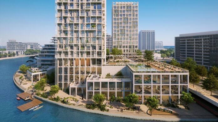 Aerial view of the promenade | Rental Living News